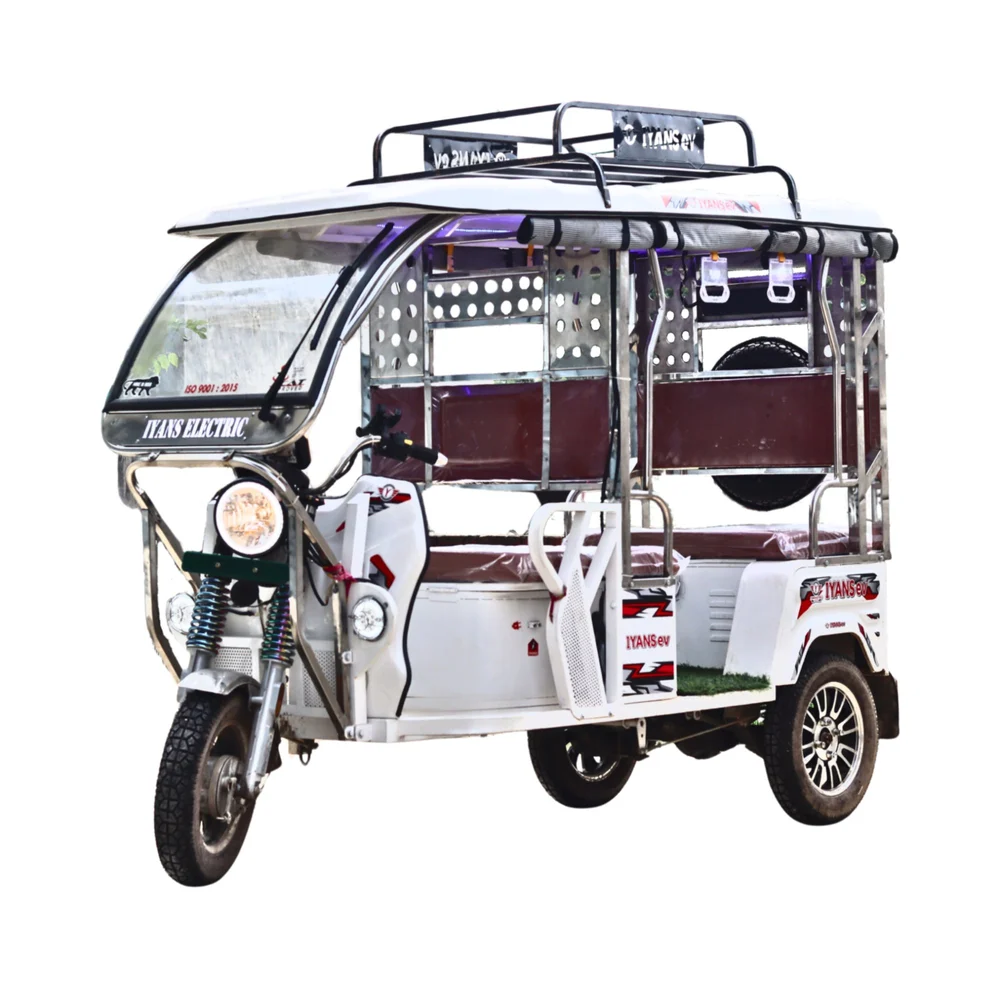 IYANS Electric Rickshaw 3/4 Front View